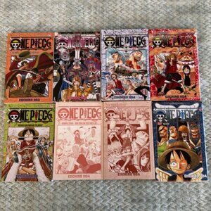 One Piece Manga Books Anime 8 books